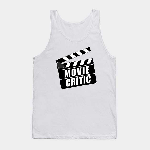 Movie Critic Clapperboard Tank Top by TMBTM